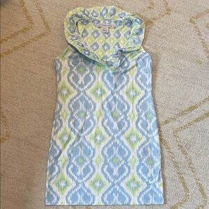 Gretchen Scott Designs Blue and Green Patterned Fabric